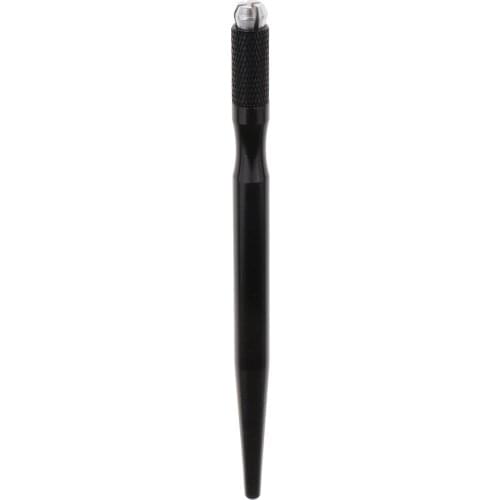 Black Professional Manual Eyebrow Tattoo Pen Permanent Tattooing Makeup Eyebrow Eyeliner Lip Pencil