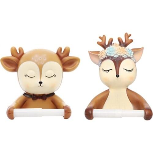 Animal Tissue Holder Hanging Wall Decoration Tissue Box Paper Bathroom Roll Tissue Box Holder