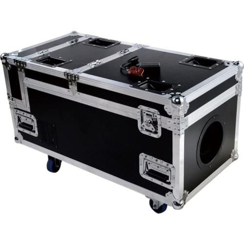 High power 3000W water smoke machine dmx control with flight case heavy smoke dj machine for stage light disco equipment