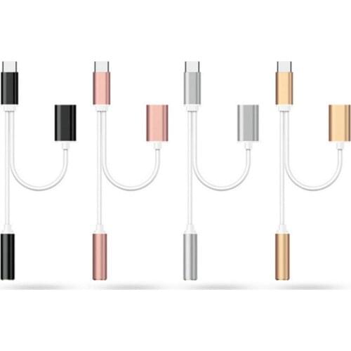 USB Type C USB-C to 3.5 mm Audio Jack Charging Headphone Adapter Connector for LeTV 2 LeTV 2 Pro LeTV Max 2 Xiaomi 6