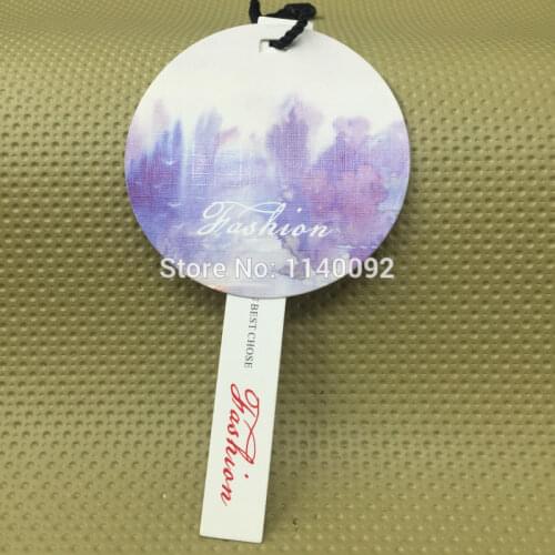Custom textured swing tags/cute shape cutting cardboard/garment tags printing/clothing printed labels/clothing woven labels logo