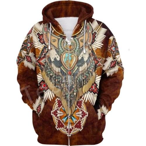 Tessffel Indian Native culture Harajuku Casual Colorful Tracksuit New Fashion 3DPrint Unisex Hoodie/Hoodies/Zipper Men Women s-5