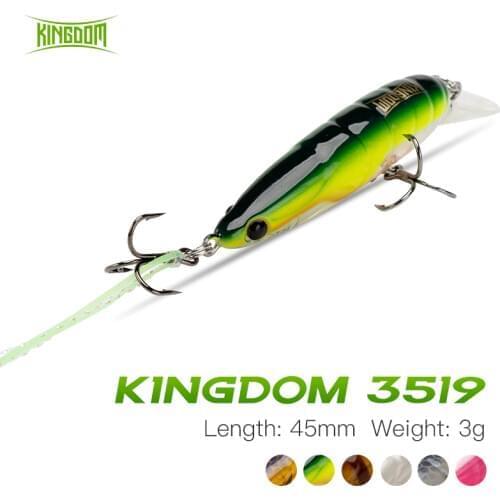 Kingdom Insect Fishing Lure 45mm 3g Floating Simulation Shrimp Fishing Wobblers Swim Backwards Jerkbait For Carp Bass Pike Trout
