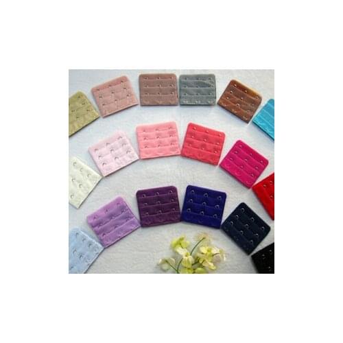 Bra Extender Strap Extension 3 Hooks Candy Color Intimates Replacement Bra Extender For Women