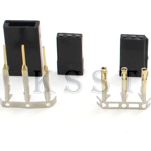 AM-1021A JR/Futaba Male/ Female Connector for RC Model, Servo Connector, Model Receiver Battery ESC Connection