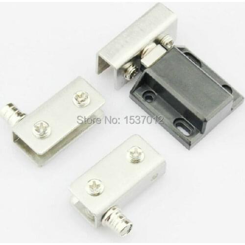 Stainless steel glass cupboard door hinges touch bead magnetic latching/magnetism door stopper