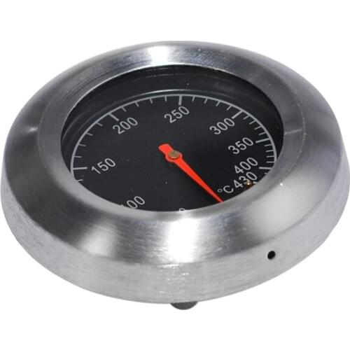 Barbecue BBQ Smoker Grill Stainless Steel Thermometer Temperature Gauge 60-430