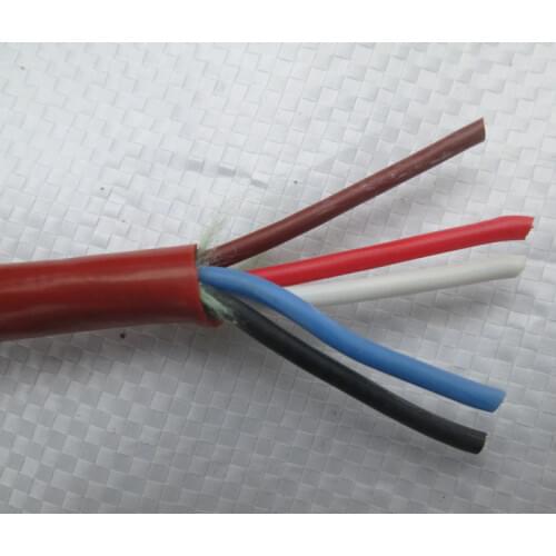 Heat and cold resistant silicone soft sheath cable heat and cold resistant 180 degrees cold and -60 degrees sheath cable