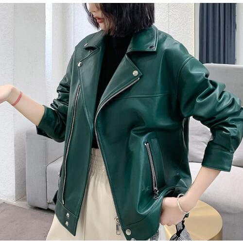 Yanreceiver Women's Natural Sheepskin Coats