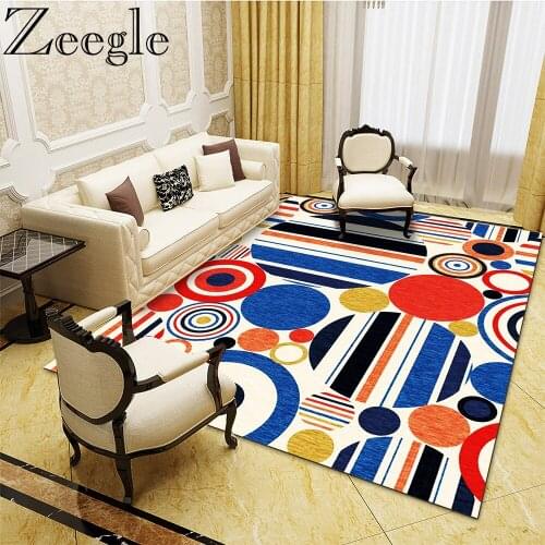 Zeegle Carpet Rugs for Living Room Area Rug Floor Mat Bedroom Modern Yoga Carpet Nordic Style Carpet for Baby Home Decor