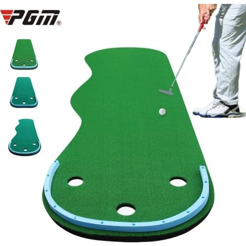 PGM Golf Putter Putting Trainer Indoor Golf Equipment Training Aids Home Office Green Practice Blanket Golf Set D0894
