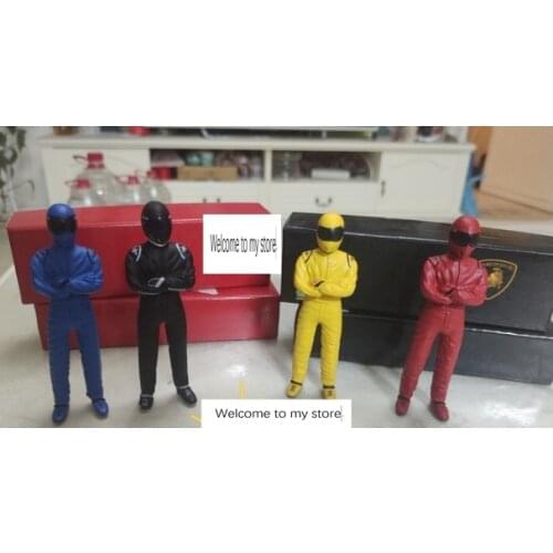 1/18 pvc figure model toy car racer 1pcs