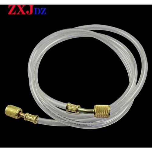2 British System plug thickening high pressure resistant air conditioning transparent filling tube refrigerator refrigerant hose