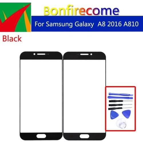 A810 TouchScreen For Samsung Galaxy A8 2016 A810S A810 A810F A810DS A810H Touch Screen Front Glass Panel Outer Glass Lens 5.7inc