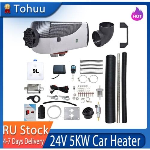 Car Auxiliary Heater 12V24V 5KW 8KW Car Air Diesels Heater Parking Heater For Car Trucks Boat Motor-Homes Boats Bus With LCD