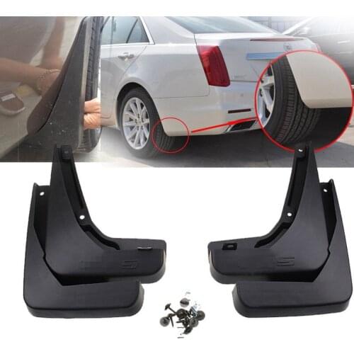 Car decoration Splash Guards Mud Flaps Mudguard Fit for Cadillac CTS 2014 2015 2016 Fender 4pcs / Set