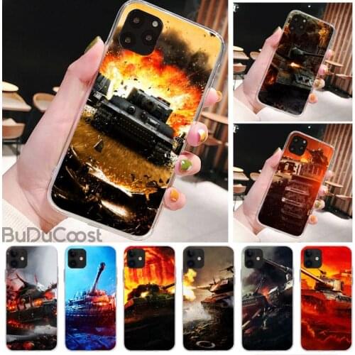 World of Tanks Game Phone Case for iPhone 8 7 6 6S Plus X 5S SE 2020 XR 11 pro XS MAX 12 12Mini
