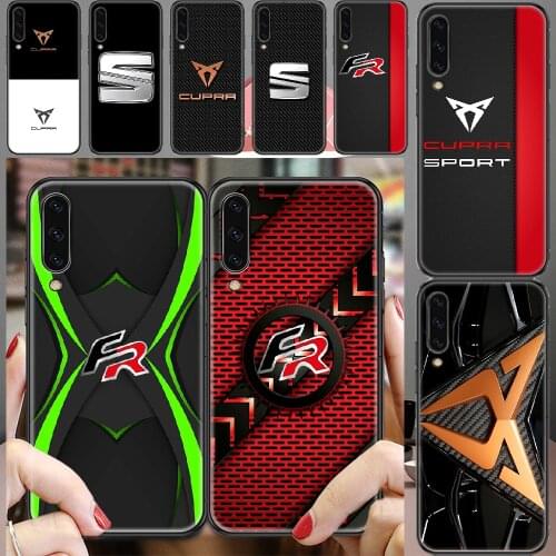 Seat car logo Phone case For Samsung Galaxy A 3 5 7 8 10 20 21 30 40 50 51 70 71 E S 2016 2018 4G black art prime silicone shell