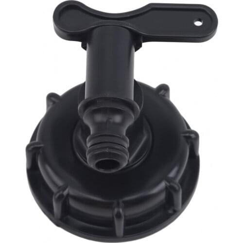 Barrel Valve Tittings Black 1000L IBC Tank Valves Water Connector Tank Garden Hose Adapter Fittings Switch