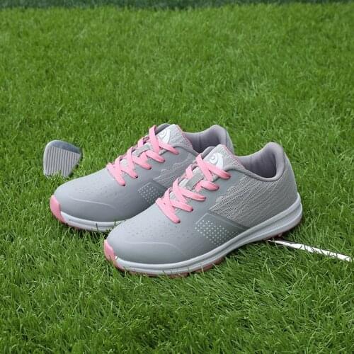 Ladies Golf Shoes Women Waterproof Spikes Non-slip Sneaker Rotating Buckle Comfortable Golf Shoes
