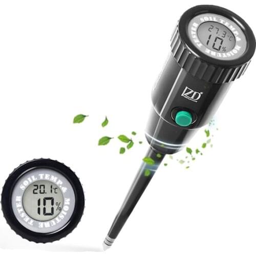 Soil Temperature and Humidity Detector Thermometer, Moisture Tester and Hygrometer