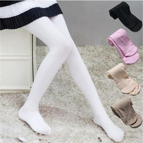 Baby pantyhose childrens pantyhose knee velvet stockings white girls pantyhose childrens pantyhose dance pantyhose