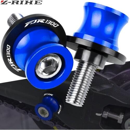 For YAMAHA XJ6 DIVERSION XJR1300 FJR1300 FJR XJR 1300 6MM Motorcycle accessories CNC Swingarm Spools slider stand screws XJR1300