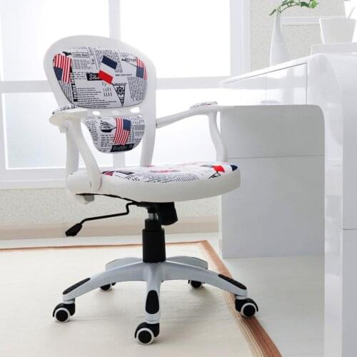 European Computer Chair Household Student Dormitory Chair Study Chair Office Backrest Desk Chair Ergonomic Swivel Chair