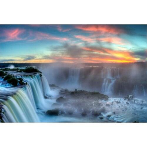 Niagara falls backdrop Sunset backgrounds High quality Computer print scenic backdrop