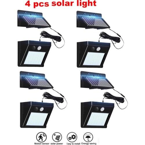 30 LED Solar Power Lamp PIR Motion Sensor Wall Light Outdoor Waterproof Energy Saving Street Garden Yard Security lightoptional