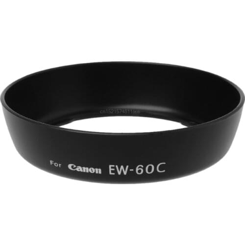 Camera Accessory Lens Hood EW-60C For Canon EF-S 18-55mm F / 3.5-5.6 IS II 58mm