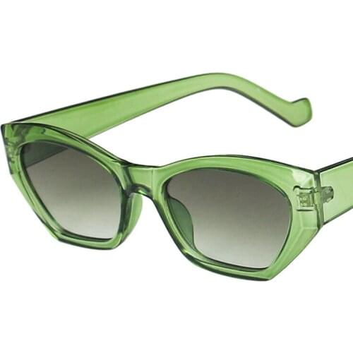 Cat Eye Frame Women Men Sunglasses Gray Tan Pink Lens UV400 Eye Protection Girl Sexy Ladies Fashion Outdoor Eyewear