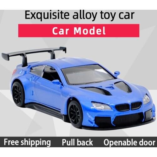 Caipo M6 GT3 Alloy Diecast Car Model Performance Vehicle Toy With Pull Back /For Children Gifts /Educational Toy Collection