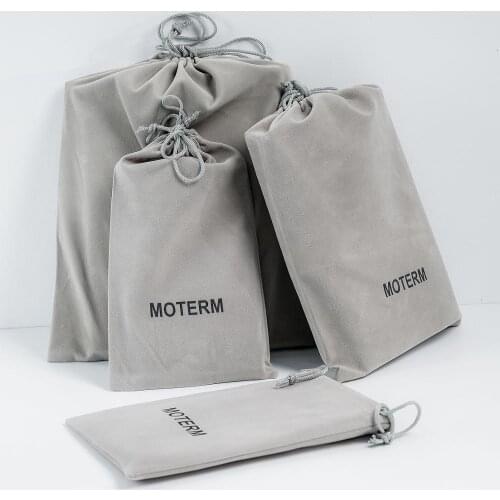 Moterm Dust Bags Drawstring Flannelette Bag for All Size Planners Agenda Organizer