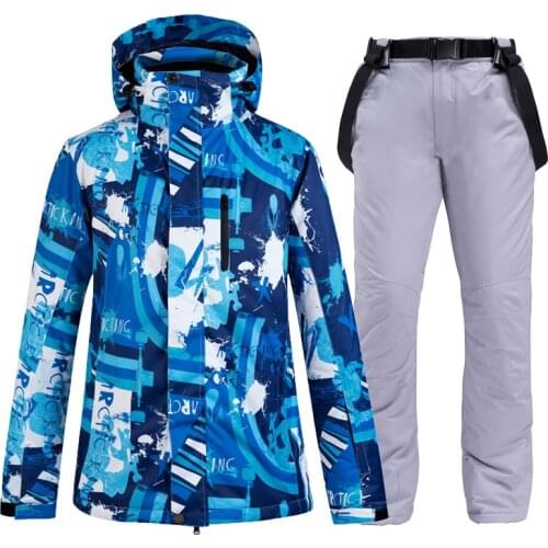 2020 Sport Jackets Overalls Man Skiing Suits Hoodie Warm Winter Ski Suit Men Snowboarding Suit Outdoor Mens Snow Clothes Sets