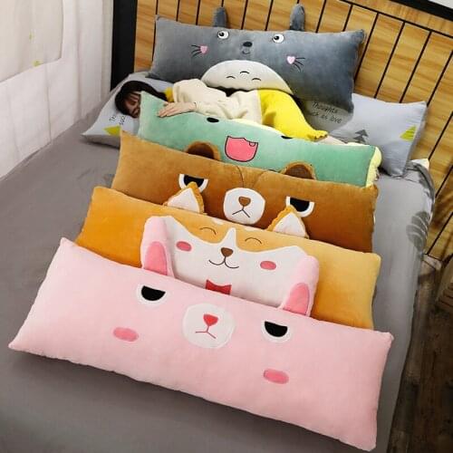 70/90cm Soft Animal Cartoon Pillow Cushion Cute Rabbit Dog Cat Dinosaur Bear Plush Toy Stuffed Lovely kids Birthyday Gift