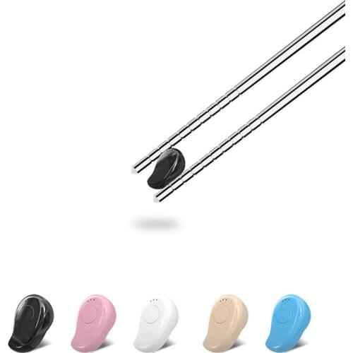S530 Mini Wireless Bluetooth Earphone in Ear Sport with Mic Handsfree Headset Earbud for iPhone 7 8 X For Samsung Huawei Android