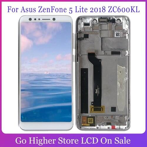 Original 6.0 '' IPS Display For Asus ZenFone 5 Lite 2018 ZC600KL LCD Touch Screen For Zenfone 5Q LCD X017DA S630 LCD 2160x1080