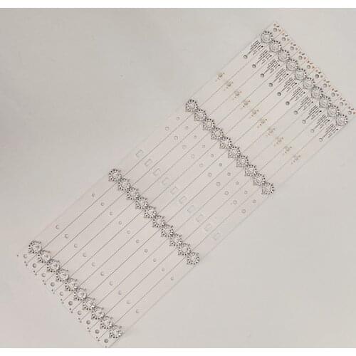 5set=50pcs Led backlight Original for Lehua 49AX3000 Light Bar JS-D-JP4910-041EC(60517) 470.0*17.0*1.0T 47cm 5.0