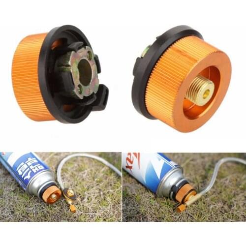 2021 New Outdoor Camping Hiking Picnic Gas Tank Adapter Stoves Connector Conversion Split Type Gas Furnace Cartridge Accessory