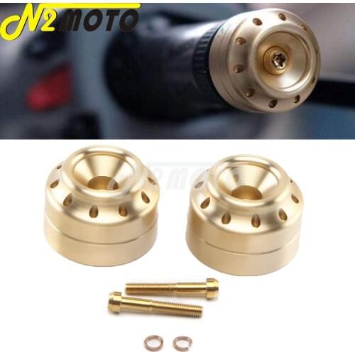 Motorcycle Copper CNC Alloy Handlebar Grips Bar End Plug For VESPA GTS Sprint Primavera LT LX LXV GT GTS GTV 125 150 200 250 300