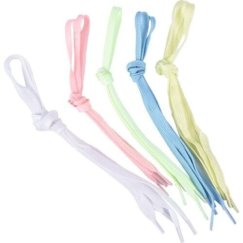 2PCS/Pair Glow In The Dark Light Kids Luminous Shoelace Stickers Running Fluorescent Gift Toys For Children Funny Sport Gift