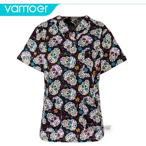 V-neck lab coat medical surgical uniforms pharmacy hospital nurse scrubs tops beauty salon dentistry pet doctor overalls