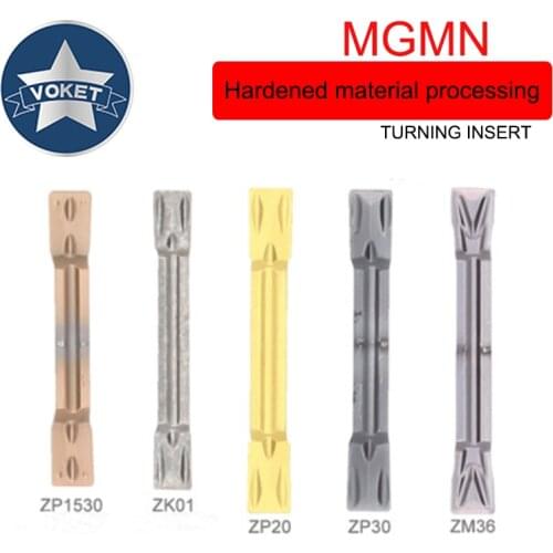 VOKET MGMN 150 200 250 300 400 500 carbide CNC lathe for grooving, cutting and grooving blades for stainless steel for aluminum