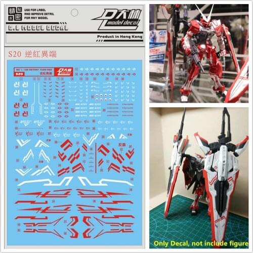 D.L high quality Decal water paste For Bandai MG 1/100 MBF-02VV Astray Turn Red Gundam DL154