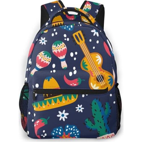 Women Backpack Kids School Bag for Teenage Girls Dia De Muertos Pattern Female Laptop Notebook Bagpack Travel Back Pack 2021