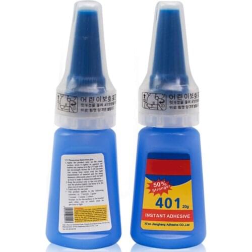 30ml 401 Liquid Glue Super Instant Strong Glue Bond Leather Wood Rubber Metal Glass Cyanoacrylate DIY Adhesive Nail Gel