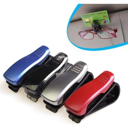 1pcs Car Sun Visor Sunglasses Eyeglasses Glasses Holder Ticket Clip Multi-Function Auto Fastener Clip Auto Accessories