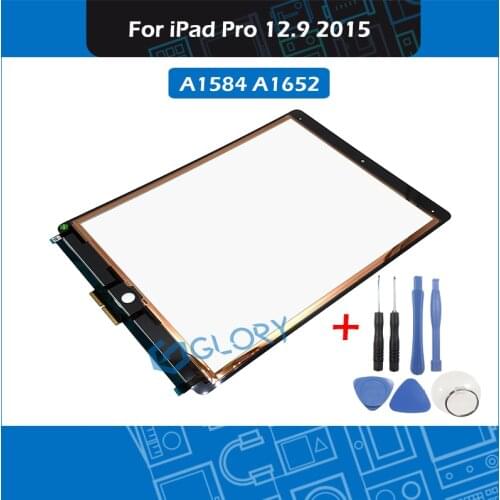 5pcs/Lot For iPad Pro 12.9 2015 A1584 A1652 Touch Screen Digitizer Outer Glass Replacement + Tools