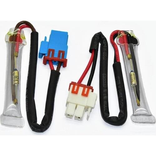 2Pcs Thermal Fuse Defrost Sensor Defrosting Temperature Fuse for Samsung Refrigerator Fridge Freezers Repair Parts Accessories